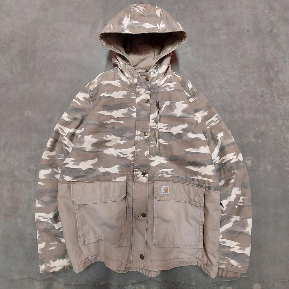 Vintage rare camo carhartt jacket